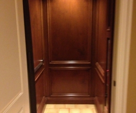 Interior of custom elevator 1