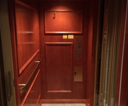 Custom home elevator interior 1