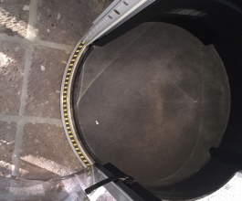 Floor of outdoor elevator