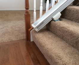 Handicare Simplicity sliding rail pics 1