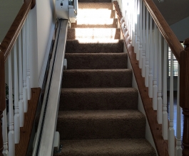 Handicare Simplicity sliding rail pics 5