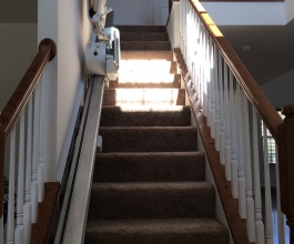 Handicare Simplicity sliding rail pics 6