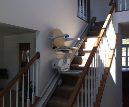 Handicare Simplicity sliding rail pics 8