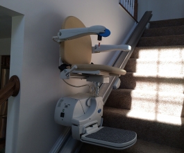 Handicare Simplicity sliding rail pics 9