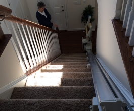 Chairlift and sliding rail