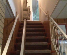 Stannah stairlift sliding rail 3