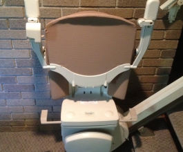 Stannah stairlift on Indianapolis home staircase