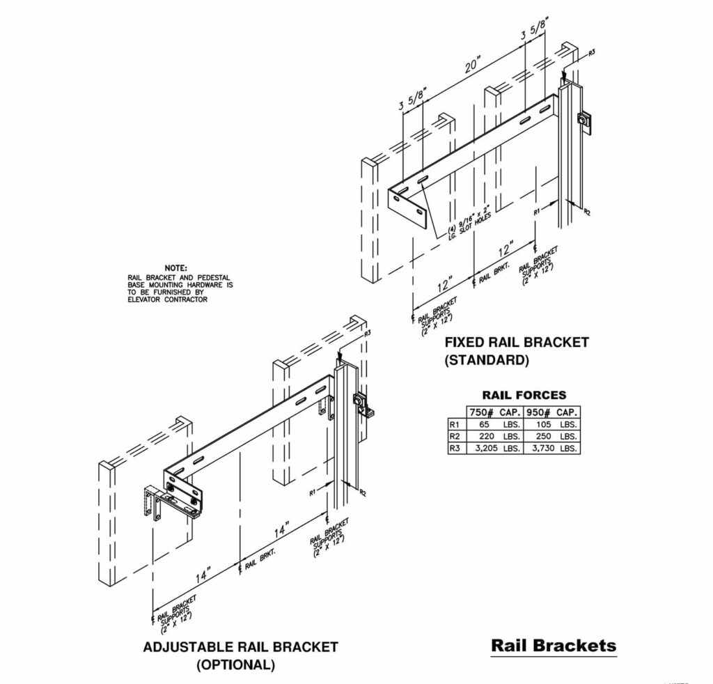 rail-brackets drawing